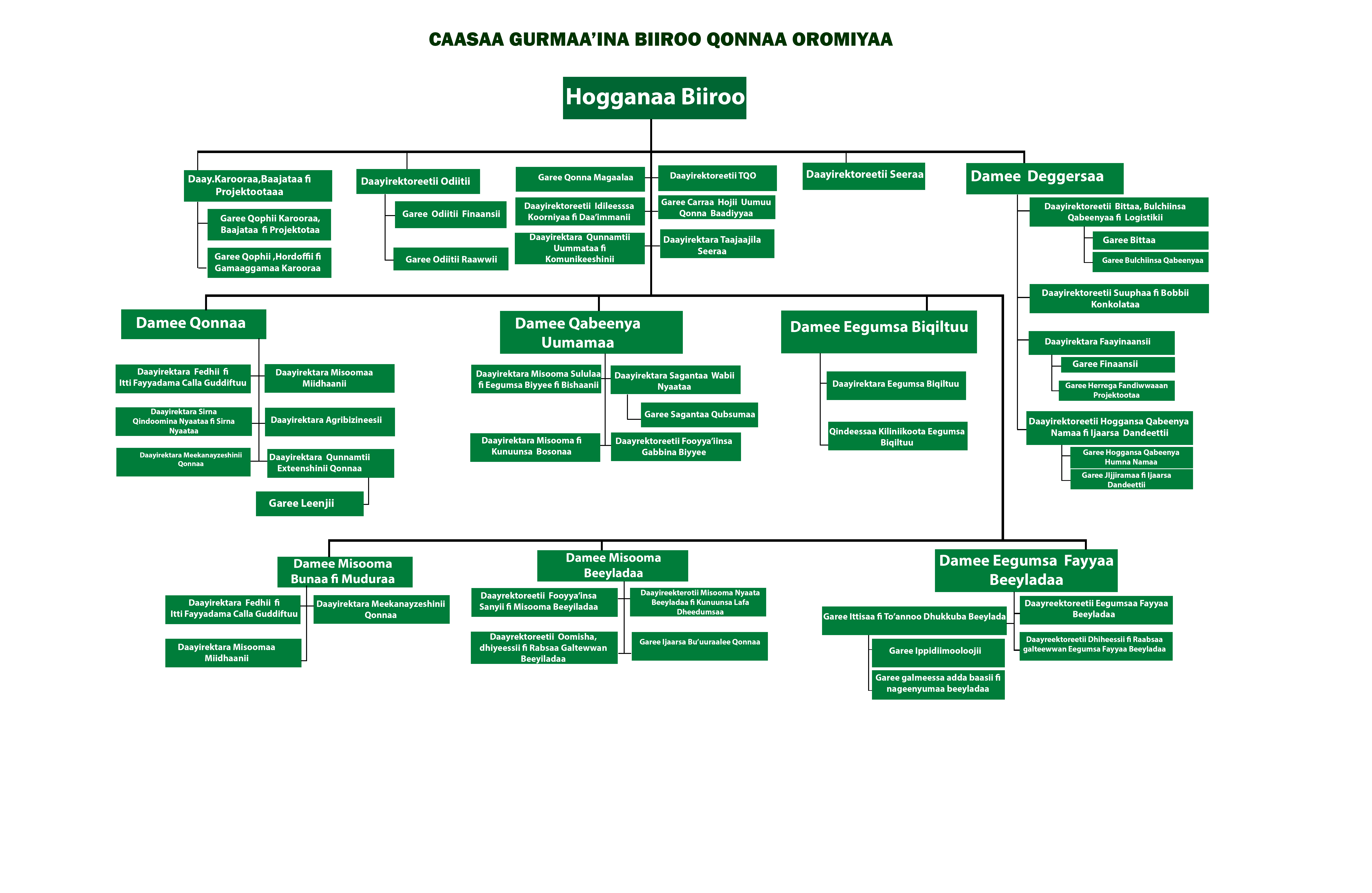 Organizational Framework